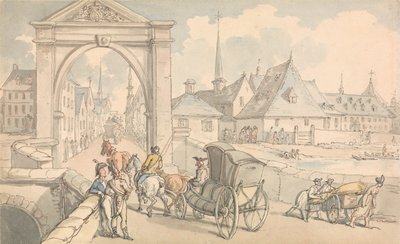 Limbourg, Belgium by Thomas Rowlandson
